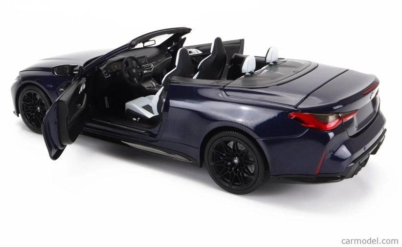 Minichamps BMW radu 4 M4 (g83) Cabriolet 2020 1:18 Modrá
