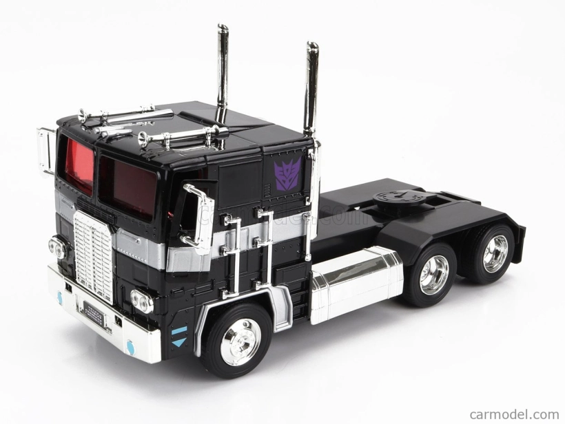 Jada Peterbilt 352 ťahač 3-assi 1979 - Nemesis Prime Transformers 1:24 čierna