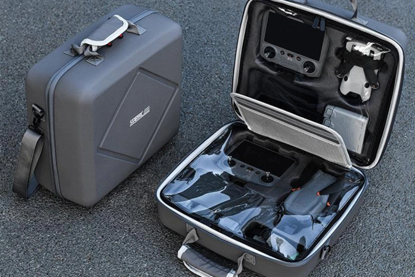 DJI Mini 4 Pro & DJI Air 3S - Dvouvrstvé PU pouzdro