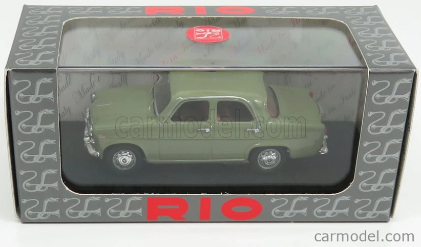 Rio-models Alfa romeo Giulietta Polizia Museo Di Roma 1961 1:43 Zelená