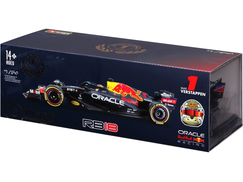 Bburago Red bull F1 Rb18 Team Oracle Red Bull Racing N 1 1:24, tmavě modrá