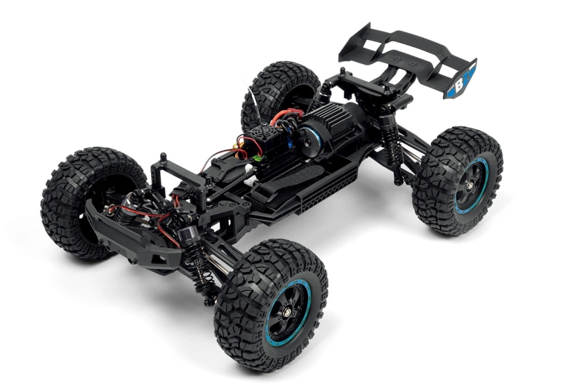 RC auto Smyter DT Turbo 1/12 4WD 3S Brushless, modrá