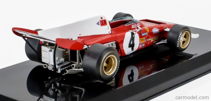 Edicola Ferrari F1 312 B2 N 4 Season 1972 Jacky Ickx - Con Vetrina - s vitrínou 1:24 červená biela