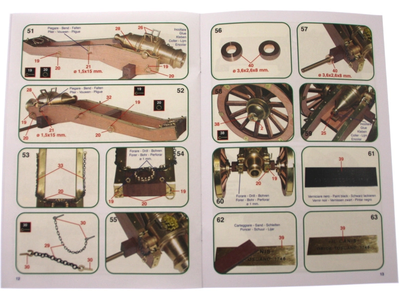 Mantua Model Toskánský kanón 1:17 kit