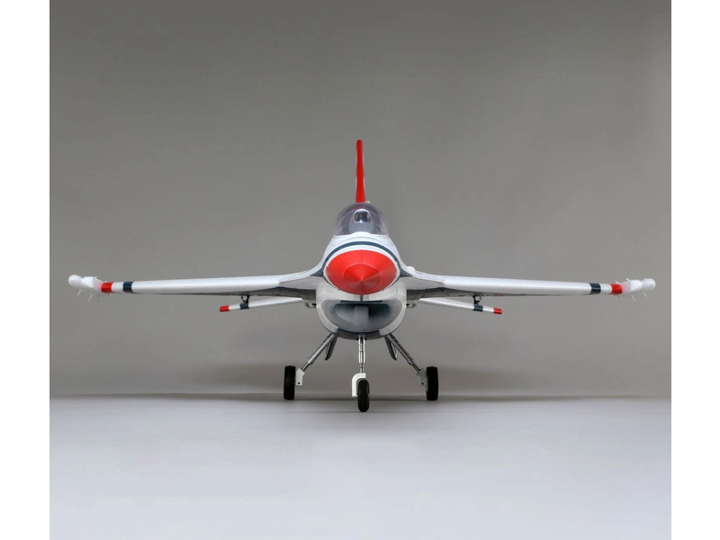 RC letadlo E-flite F-16 Thunderbirds 0.8m SAFE Select BNF Basic