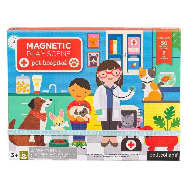 Petit Collage Magnetický stolík veterinárna klinika - poškodený obal