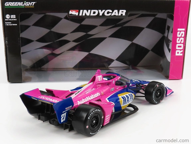 Greenlight Chevrolet Team Andretti Autosport N 27 1:18, růžovomodrá
