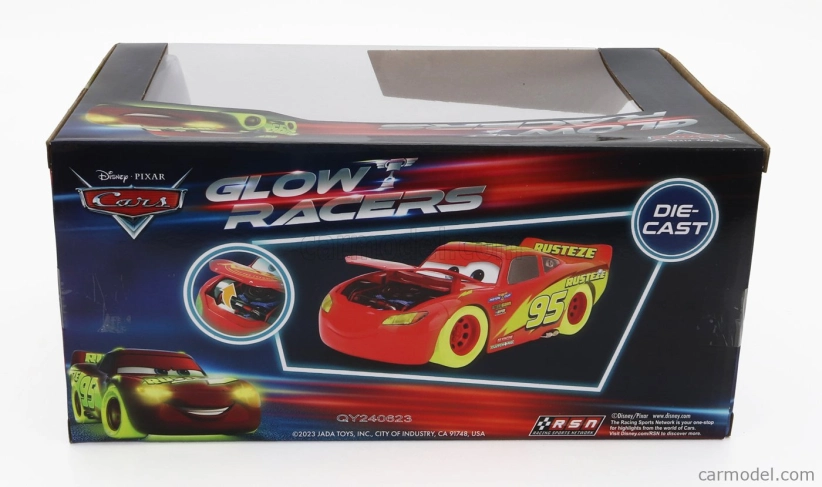 Jada Walt Disney Saetta Blesk Mcqueen - film Autá 1:24 červeno-žltá