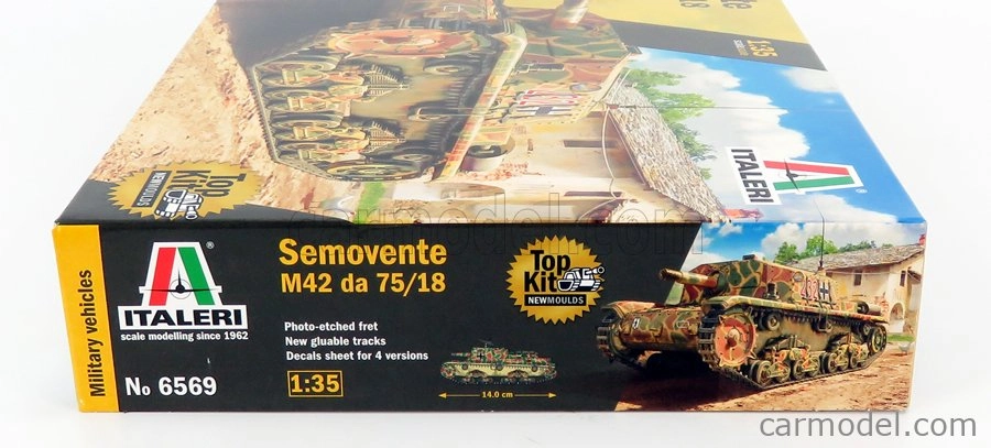 Italeri Mgmc Tank M42 Da 75/18 Semovente Military 1945 1:35 /