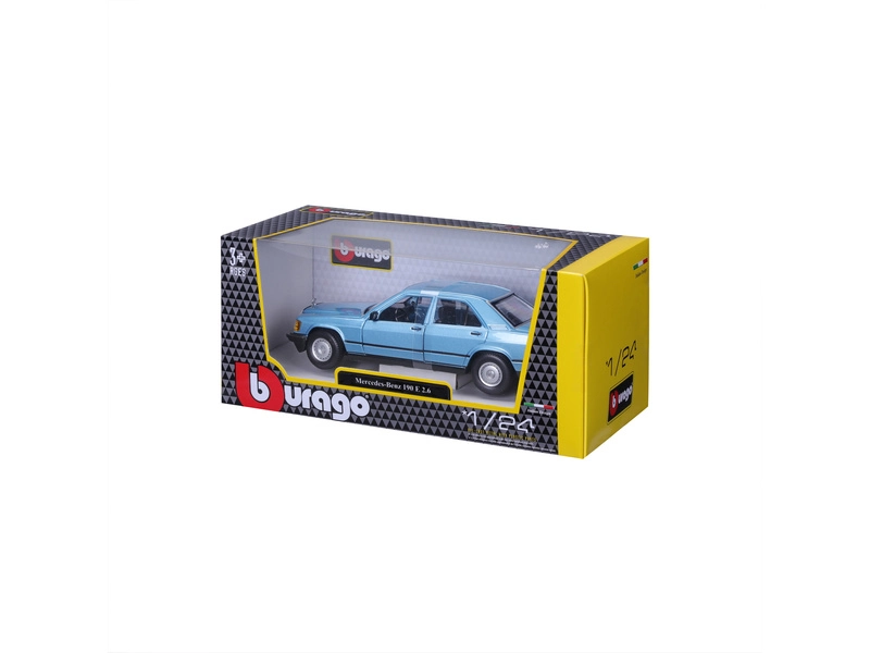 Bburago Mercedes benz 190e 1984 1:24 Diamantově Modrá