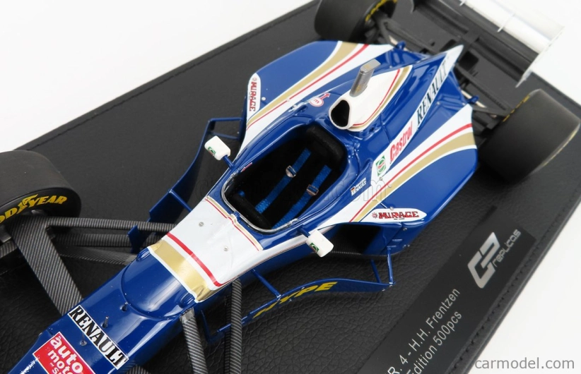 Gp-replicas Williams F1 Renault Fw19 N 4 Season 1997 H.h.frentzen - Con Vetrina - With Showcase 1:18 Modrá Bílá