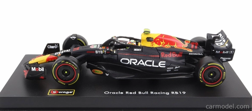 Bburago Red bull F1 Rb19 Team Oracle Red Bull Racing N 11 1:43, tmavomodrá