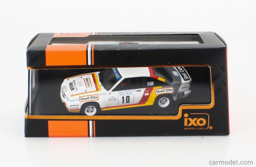 Ixo-models Opel Manta 400 Team Gm Dealer Sport N 10 3rd Rally Manx 1985 Bertie Fisher - Austin Frazer 1:43 Biela červená žltá