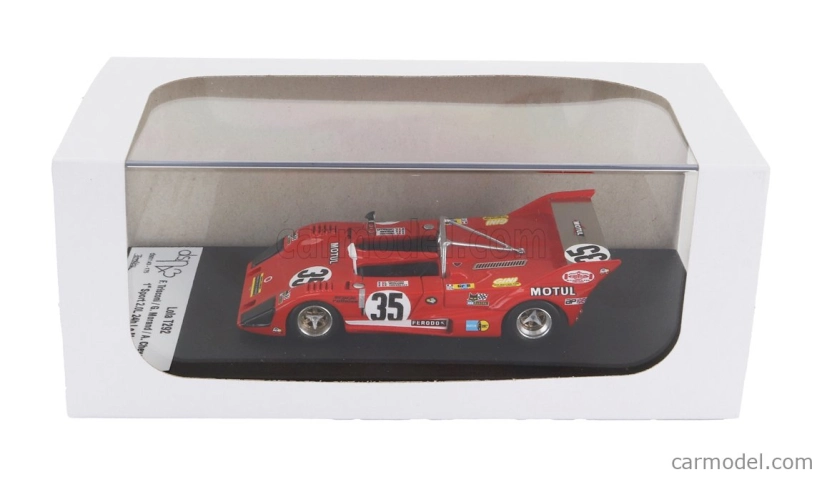 Trofeu Lola T292 Team George Morand N 35 Winner Class 24h Le Mans 1976 Francois Trisconi - Georges Morand - Andre Chevalley 1:43 Red