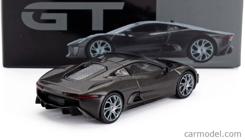 Mini-gt Jaguar C-x75 2010 1:64 Carbon