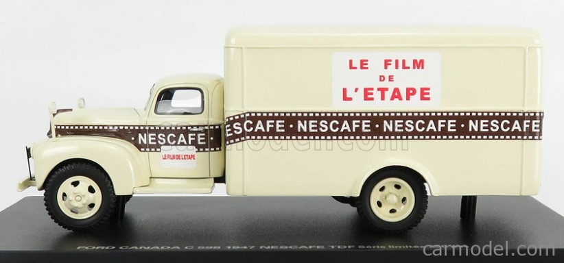 Perfex Ford usa Canada Truck Van Nescafe 1947 1:43 Krémově Hnědá