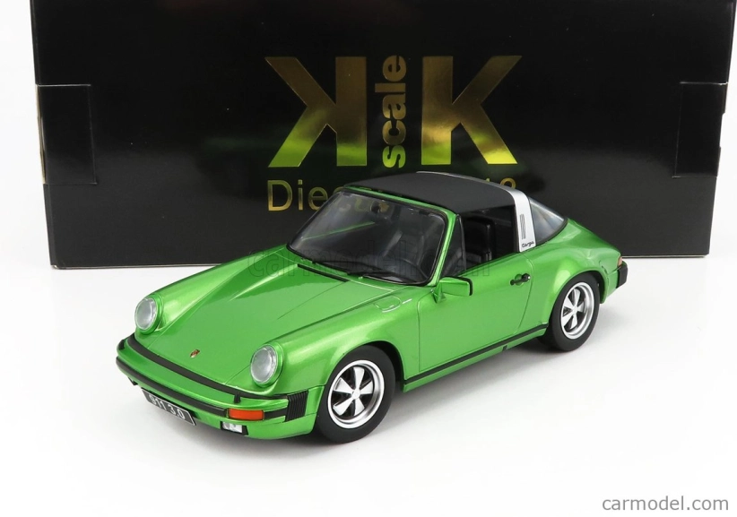 Kk-scale Porsche 911 Carrera 3.0 Targa 1977 1:18 Green Met