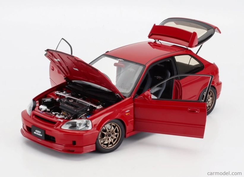 Motorhelix Honda Civic Ek9 Type R Mugen With Engine And Accessories 1999 1:18 Red