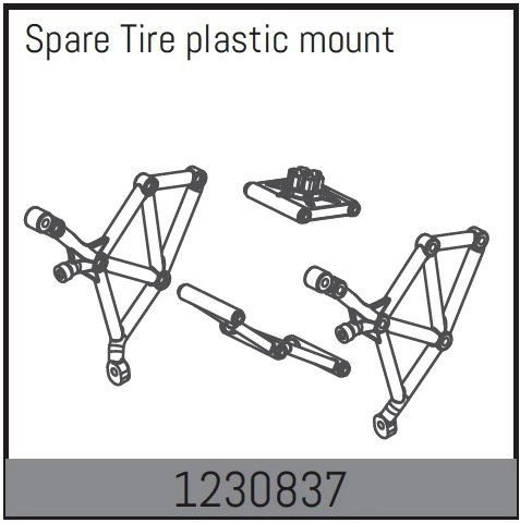 1230837 - Spare Wheel Mount