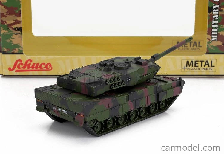Schuco Krauss-maffei wegmann Tank Leopard 2a6 German Army 1945 1:87 Vojenská Zelená