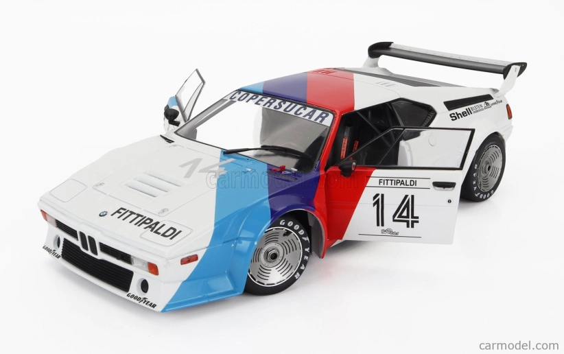 Werk83 BMW M1 M88 3.5l Team Bmw Motorsport N 14 Procar Series 1979 Emerson Fittipaldi 1:18 Biela modrá červená
