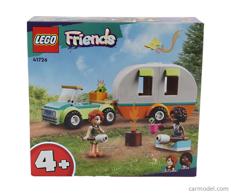 Lego Automobile Lego Friends - Camping Holiday - Auto s karavanem