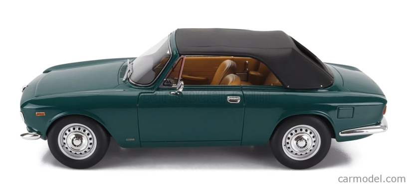 Mitica Alfa romeo Giulia 1600 Gtc Cabriolet Closed 1964 - Interiér Cinghiale 1:18 Verde Pino 216 - Zelená