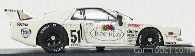 Najlepší model Lancia Beta Montecarlo N 51 Zolder 1980 H.heyer 1:43 White