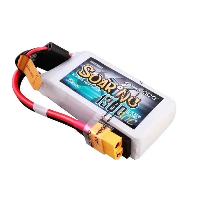 Gens ace akumulátor LiPo G-Tech Soaring 1300mAh 11.1V 30C 3S1P XT60 Plug | RCprofi.cz