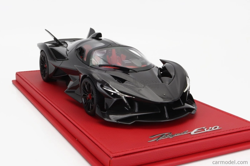Peako Gumpert Apollo Project Evo Full Carbon 2022 1:18 Carbon Black