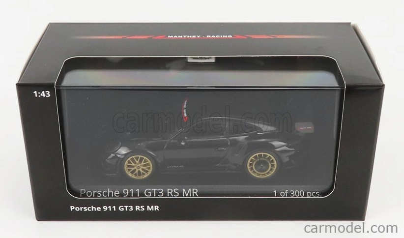 Minichamps Porsche 911 991-2 Gt3 Rs Mr Team Manthey Racing 2018 - Golden Rims 1:43 Black