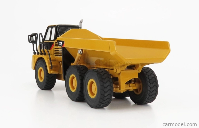 Dm-models Caterpillar Cat725 Cassone Ribaltabile Cava 3-assi 1:50, žlutá