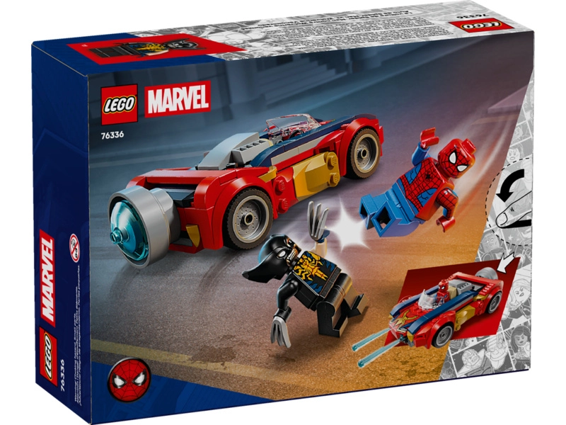 LEGO Marvel - Spider-Man a auto vs. venomizovaný Wolverine
