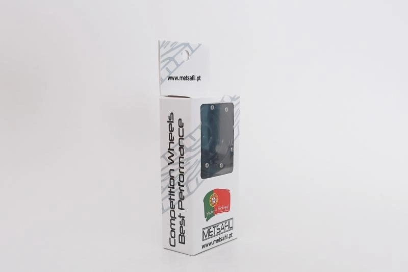 Kovové Beadlock CNC disky 1,9 PT Bullet Black/Black, 2 ks