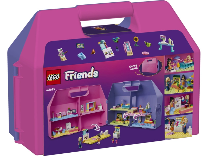 LEGO Friends - Kreativní kufřík a domek pro panenky