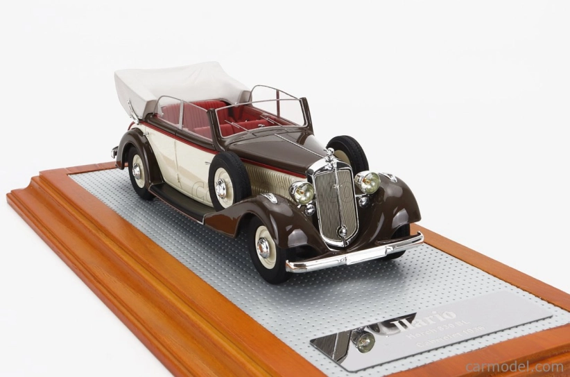 Ilario-model Horch 830 Bl Cabriolet Closed 1936 1:43 Hnědá Béžová