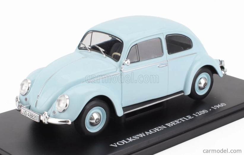 Edicola Volkswagen Beetle 1200 1960 - Con Vetrina - With Showcase 1:24 Velmi Světle Modrá