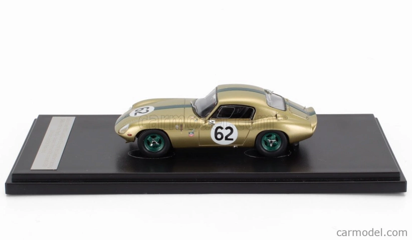 Modely v mierke Matrix Lotus Elan 26r Coupe N 62 Racing 1964 1:43 Golden Green