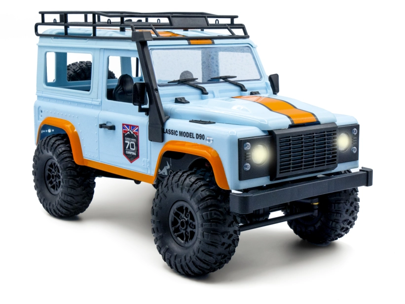 RC auto Land Rover Trail 1/12 RTR 4WD, modrá + náhradní baterie