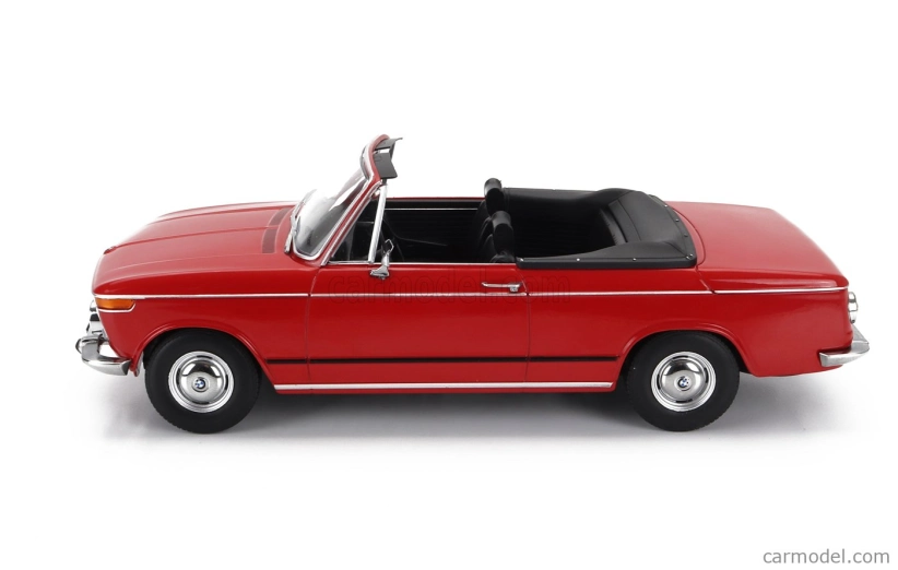Kk-scale BMW 2002 Cabriolet 1968 - With Removable Soft-top 1:18 Red