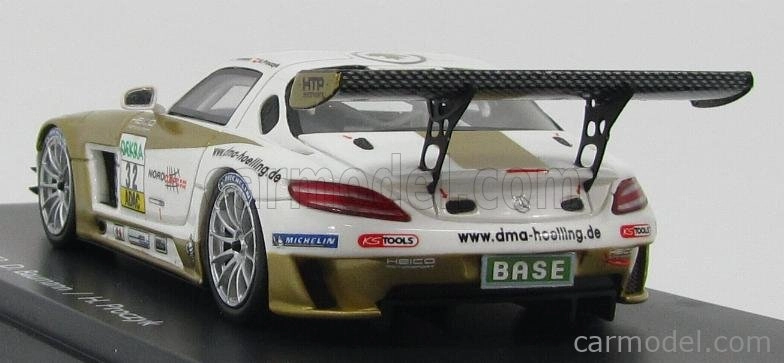 Schuco Mercedes benz Sls Coupe 6.3 Amg Gt3 (c197) N 32 Adac Masters Gt 2012 D.baumann - H.proczyk 1:43 Bílé Zlato