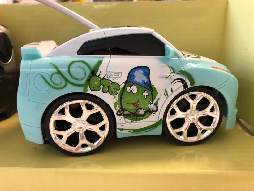 BAZÁR – RC Auto pre najmenších + batéria, svetlomodrá