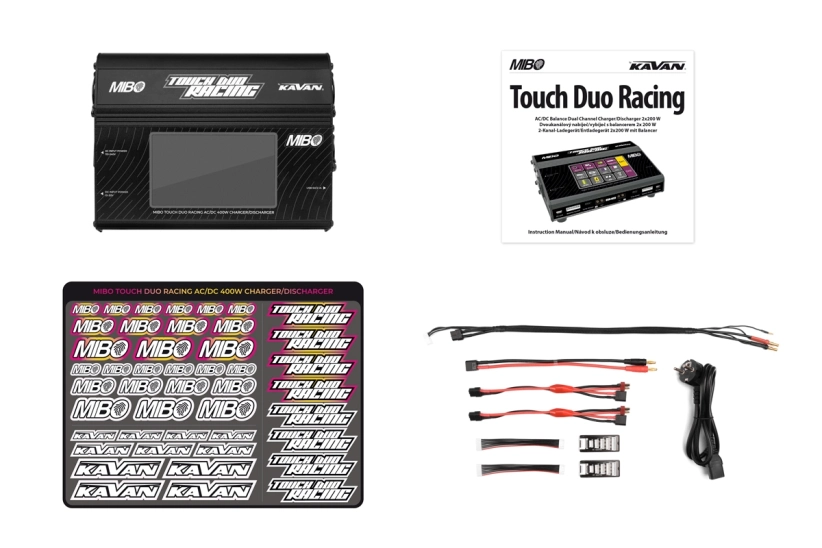MIBO Touch Duo Racing AC/DC 400W nabíjačka/vybíjačka