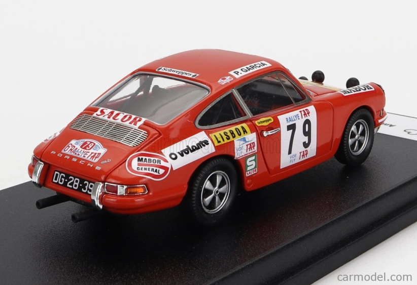 Trofeu Porsche 911s Coupe N 79 Rally Tap 1972 A.borges - P.garcia 1:43 Červená