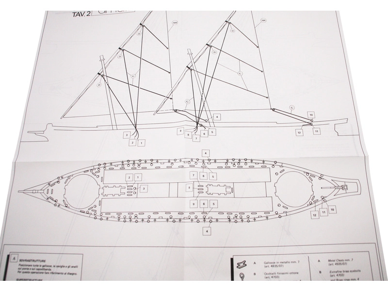 AMATI Golden Yacht 1:300 kit do fľaše