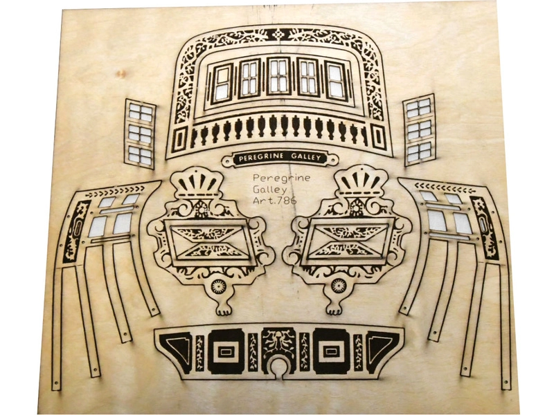 Mantua Model Peregrine Galley 1:60