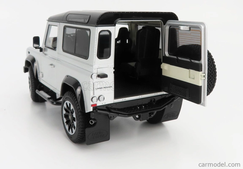 LCD model Land rover Defender 90 Works V8 70th Edition 2018 1:18 Silver