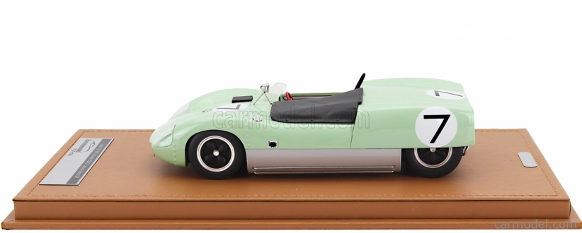 Tecnomodel Lotus 19 N 7 Winner Usac Road Racing Championship Laguna Seca 1961 Stirling Moss 1:18 Svetlozelená Strieborná