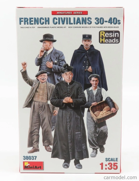 Miniart Figúrky Francúzski civilisti 1930-40s 1:35 /