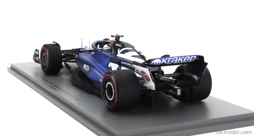 Spark-model Williams F1  Fw45 Team Williams Racing N 23 (800th Gp) British Gp 2023 Alexander Albon 1:18 Blue